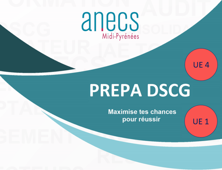 Préparation DSCG - UE 1 GESTION JURIDIQUE, FISCALE ET SOCIALE - ANECS